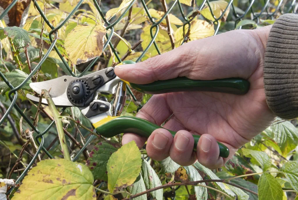 One-handed garden shears, Compact