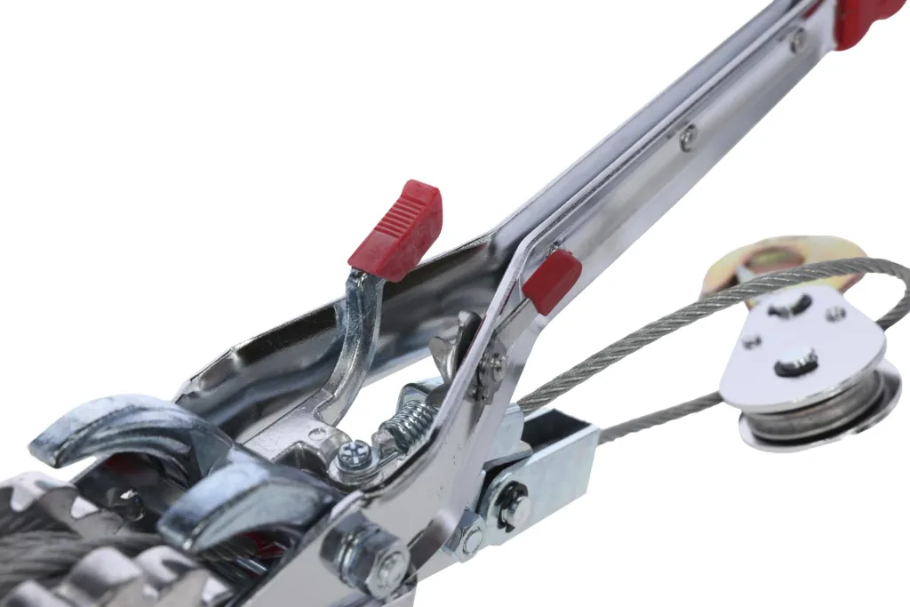 Cable hoist with ratchet 2 tons