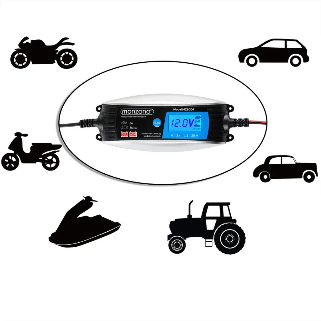 Jump start cable - battery charger - car - 6V 12V Black