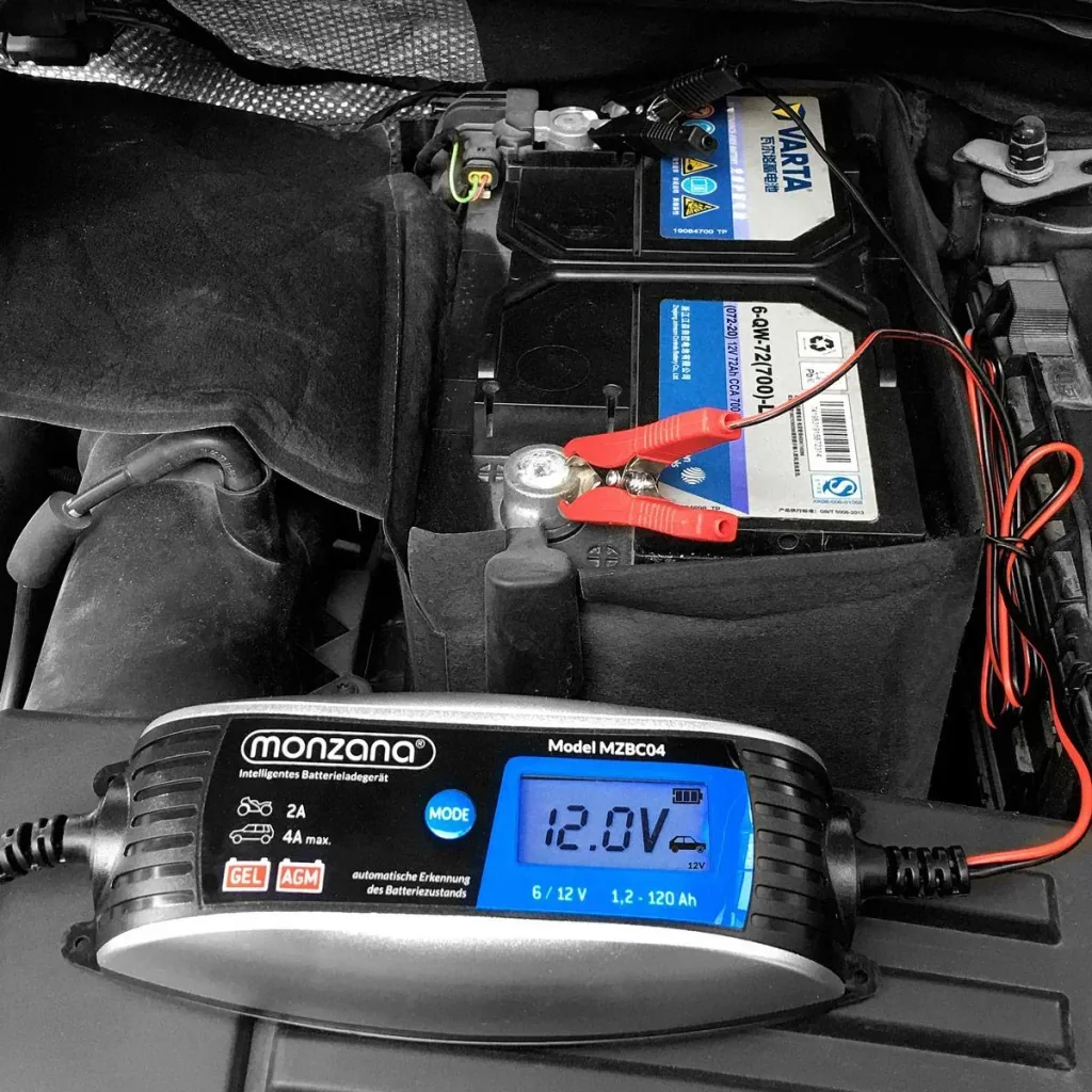 Jump start cable - battery charger - car - 6V 12V Black