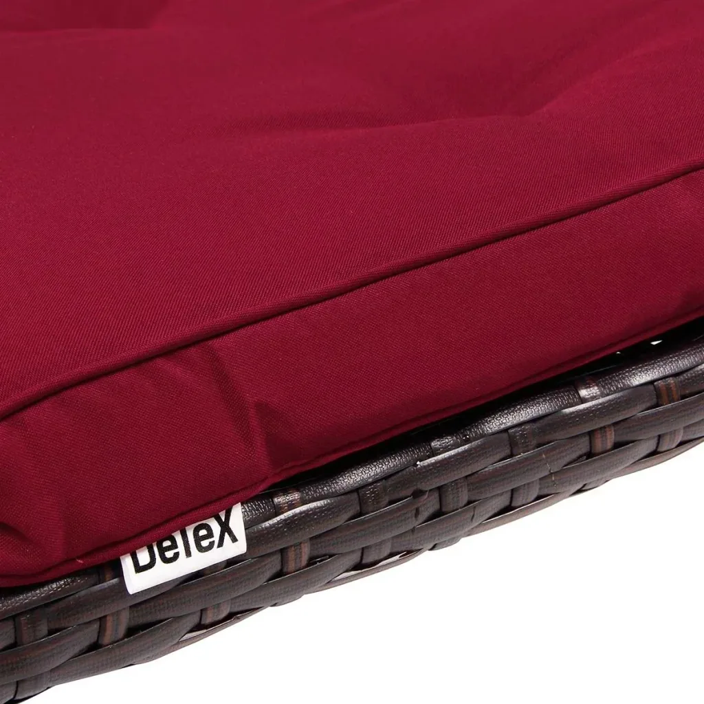 Lounger cushion red 173x43x6cm