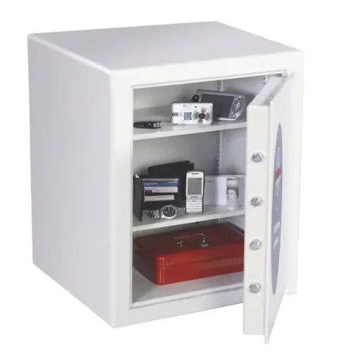 Fortress safe, double-walled, with high-security lock, capacity 8 liters, SS1181K MKII