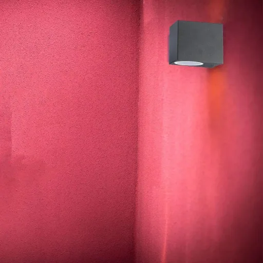 VT-7651SQ outdoor wall light - GU10 - black - square - IP44