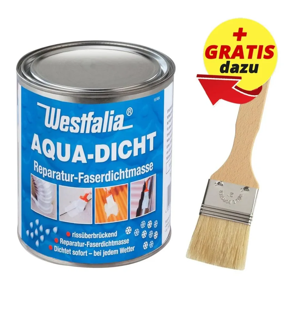 Aqua Dicht "Transparent" + FREE 1 brush