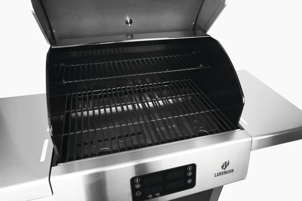 Electric grill wagon EG-II-590, silver color