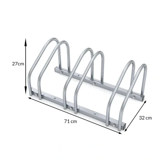 Bicycle stand 3 stands 71x32x27cm