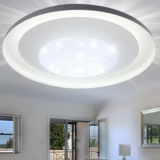 VT-8448 LED ceiling light with remote control - 48W - color temperature adjustable - F492