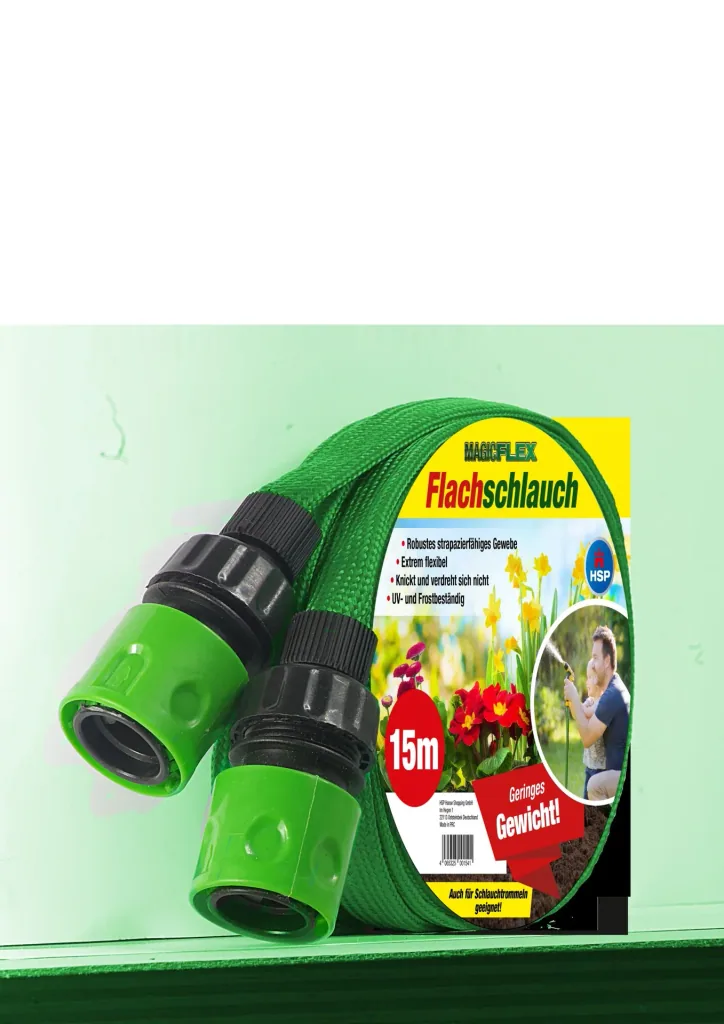 Flat hose, 15 m