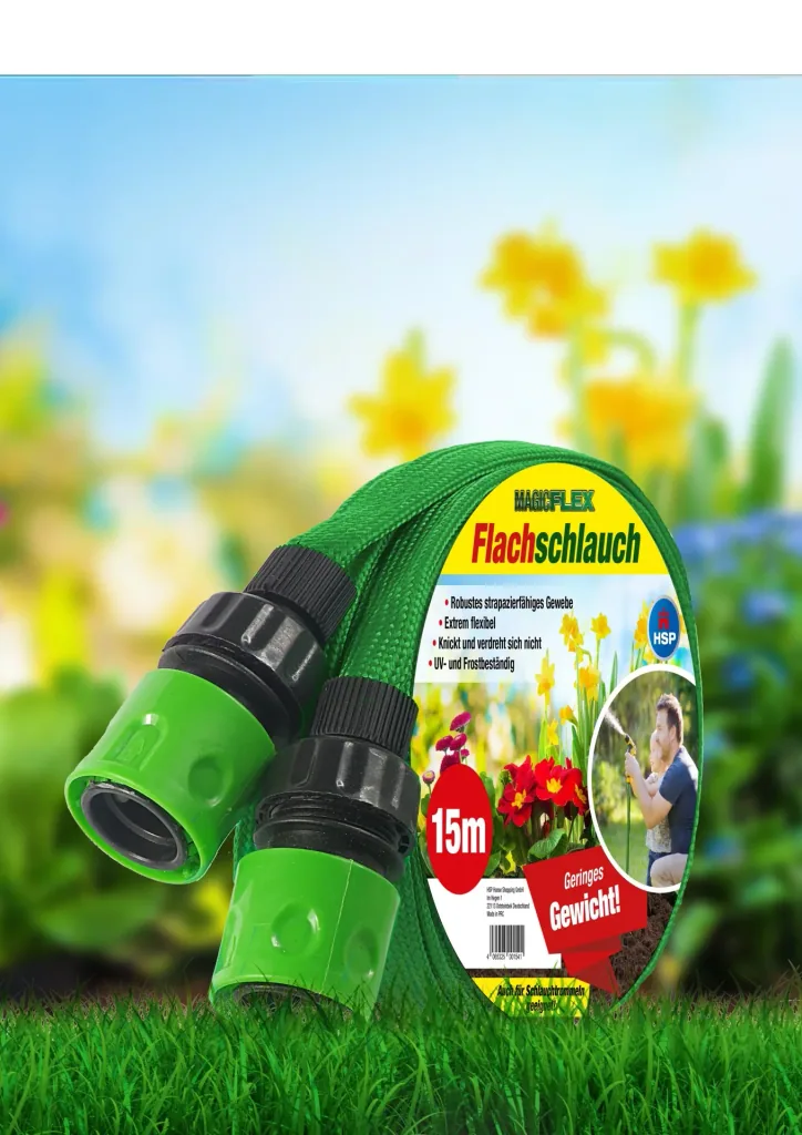 Flat hose, 15 m
