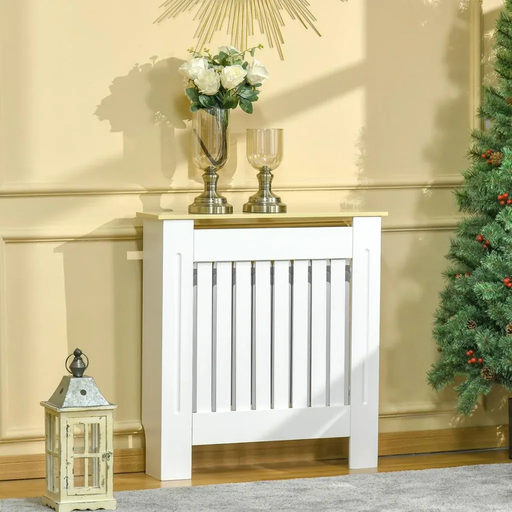 Radiator cover Radiator cover Radiator Radiator Cover Cover Removable MDF Chipboard White+Oak