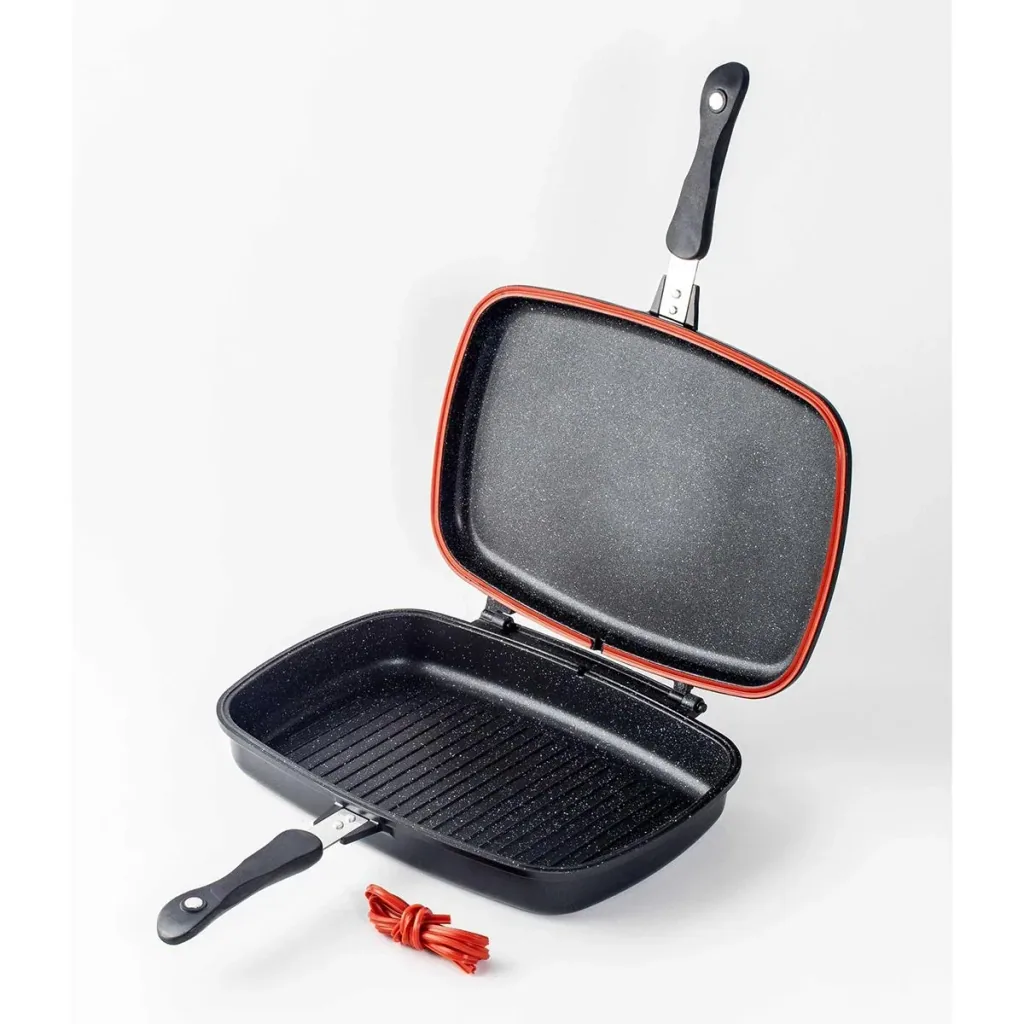 Double pan / Grill pan - 32 cm - g