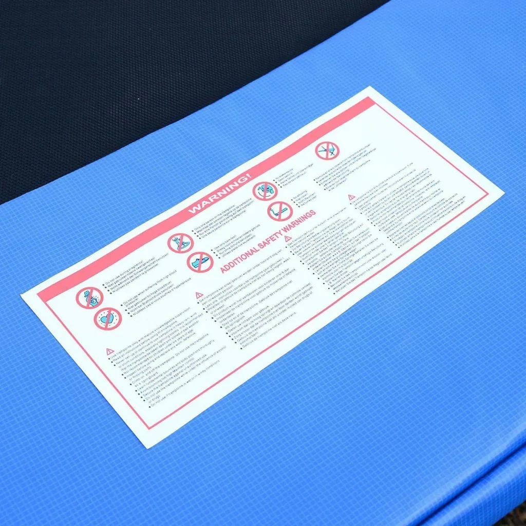 Trampoline edge cover 366cm weatherproof PVC PE colored