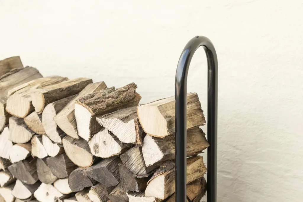 Firewood rack 126 cm, 500 kg load capacity