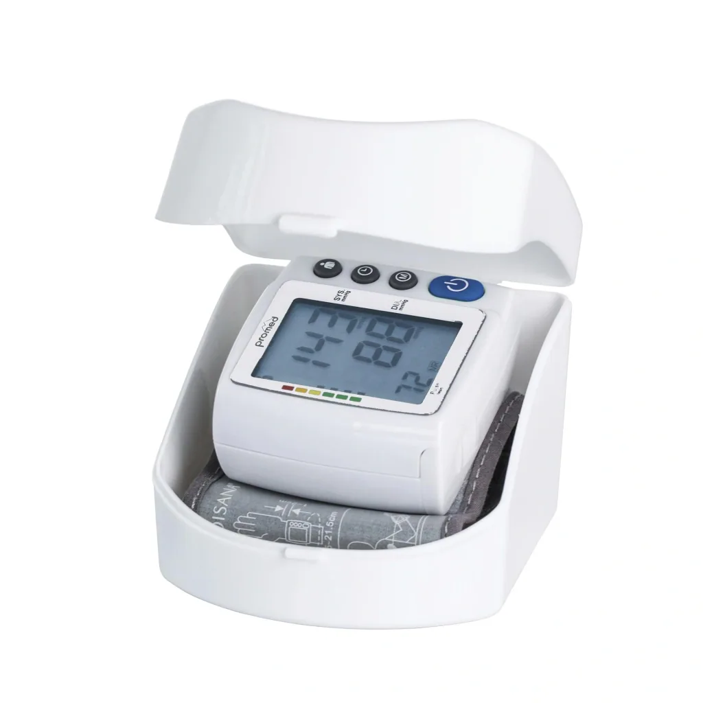 2 in 1 Set: Wrist Blood Pressure Monitor “HGP-30”, White/Gray + Digital Thermometer “PFT-3.7”