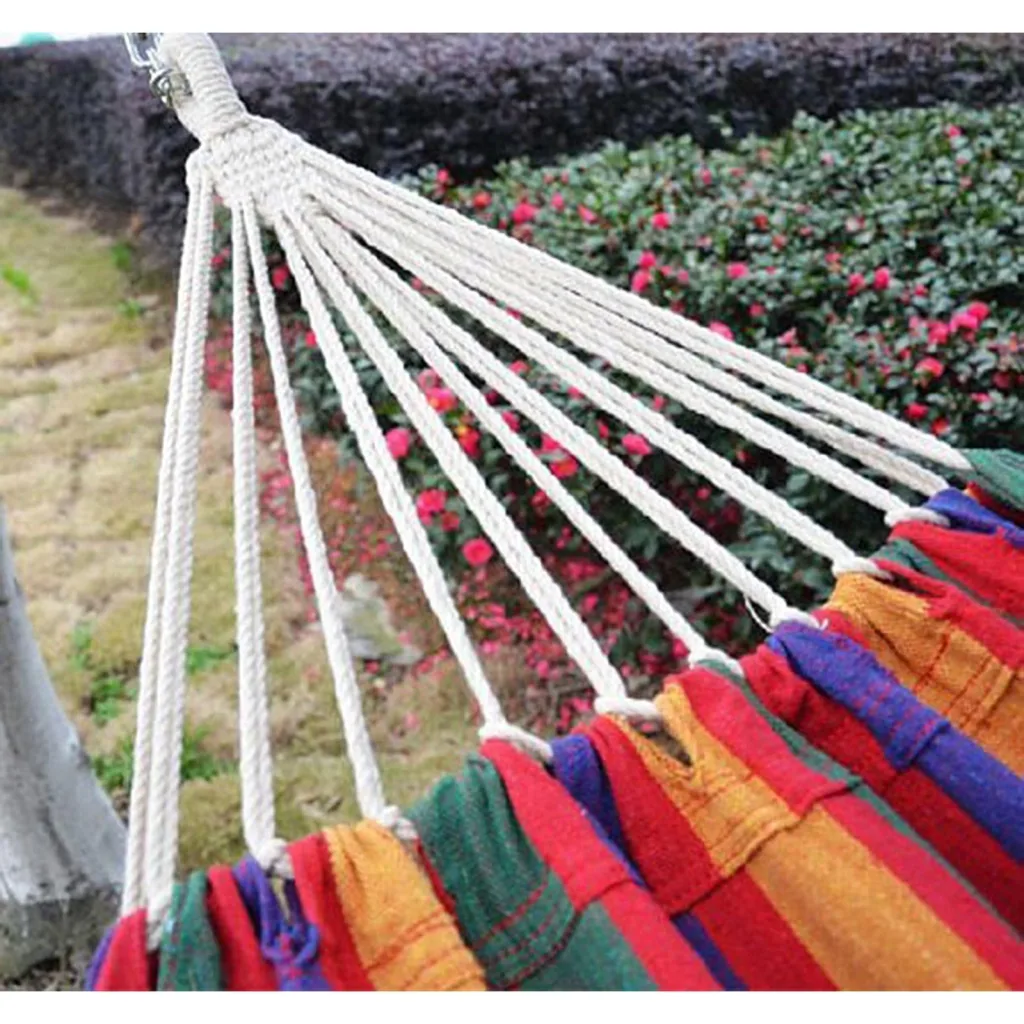 Hammock for multiple people 150kg Colorful 200x100cm