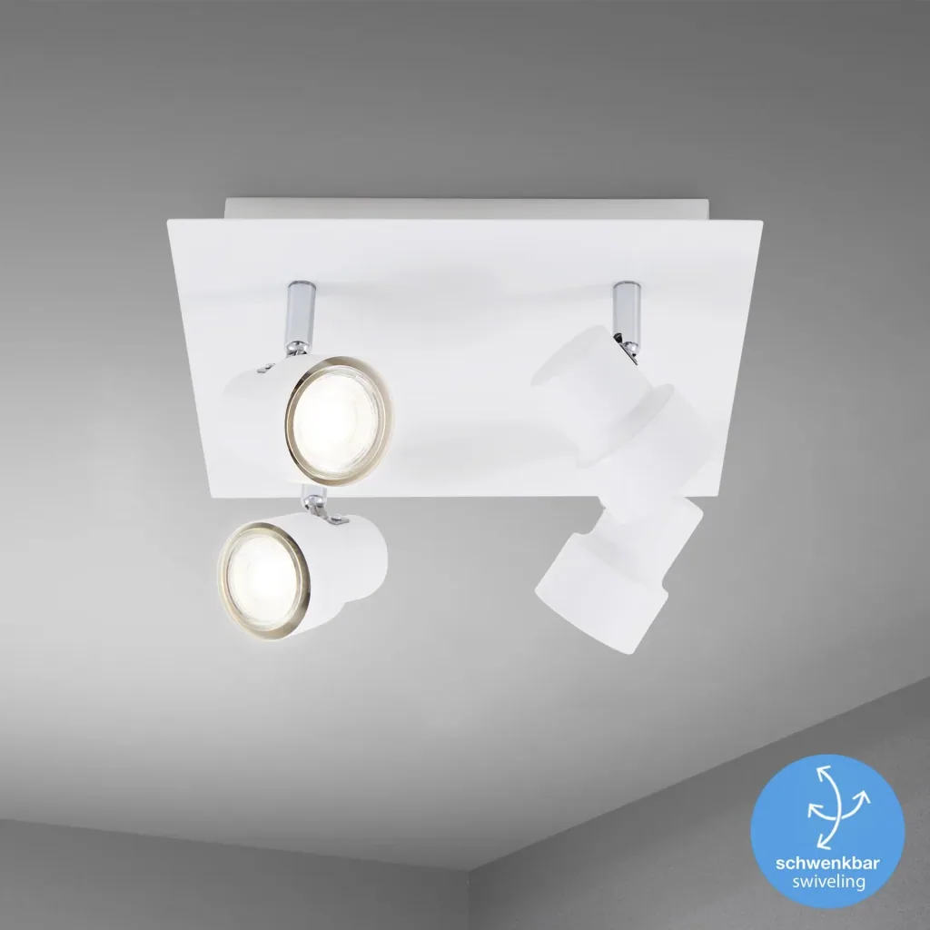 LED ceiling light, 1840 lumens, 20 watts, GU10, white