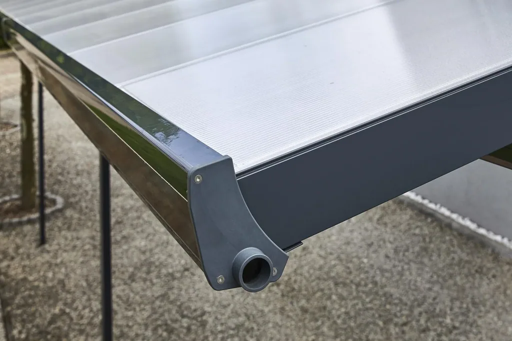 Patio roof kit, color anthracite, 5460 x 3060 mm