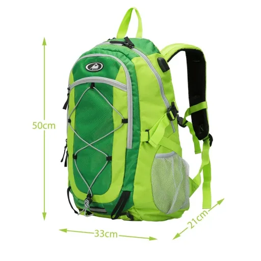 Sports backpack 25L green