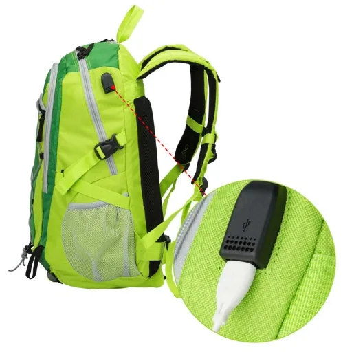 Sports backpack 25L green