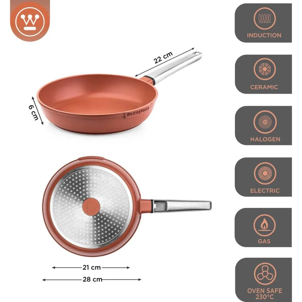 Performance Series Frying Pan - Oven Safe - 28 cm - Orange