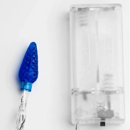 LED Christmas tree lights - pine cone shape