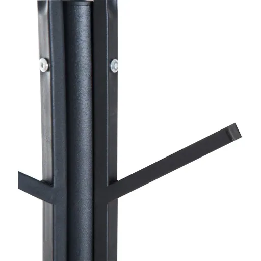 Coat rack with 8 hooks