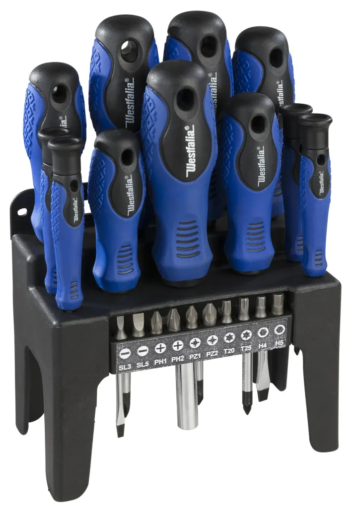 Screwdriver set, 21 pieces