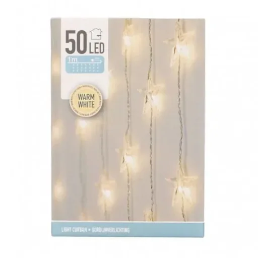 Curtain light 50 LED - Stars