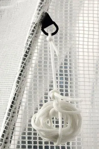 Plastic greenhouse "Tropical Island", size L - Ø 240, 200 cm high