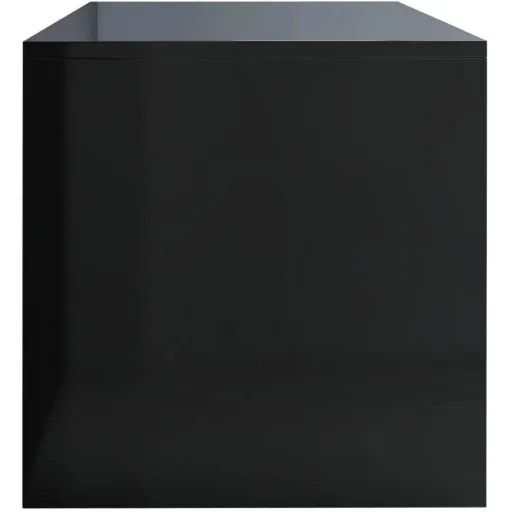 TV cabinet 100x40x40 cm chipboard high-gloss black