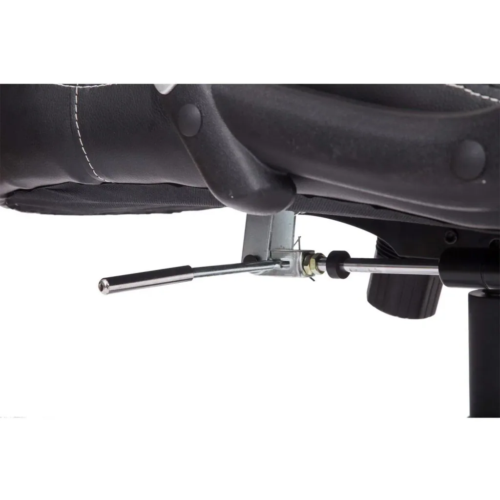 Office chair gaming chair with massage and heat function black and white