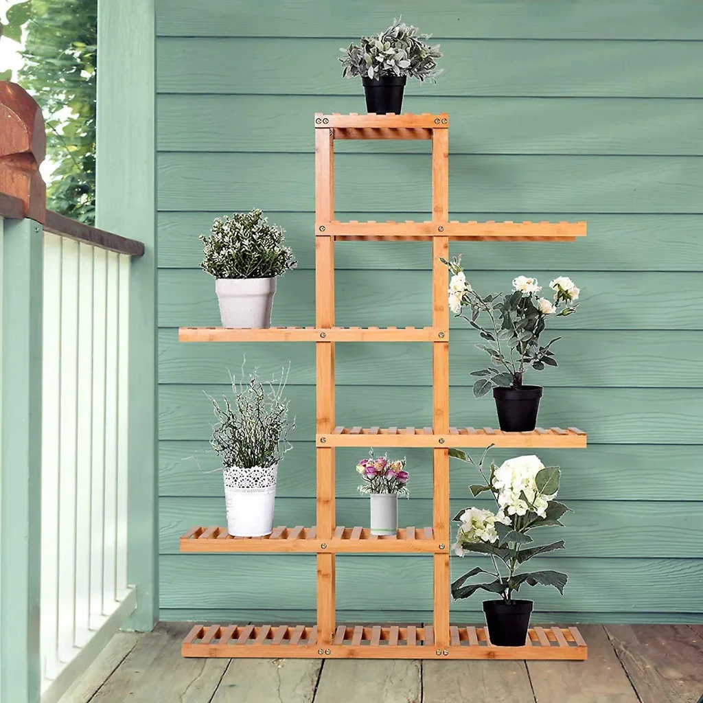 Flower shelf with 6 levels