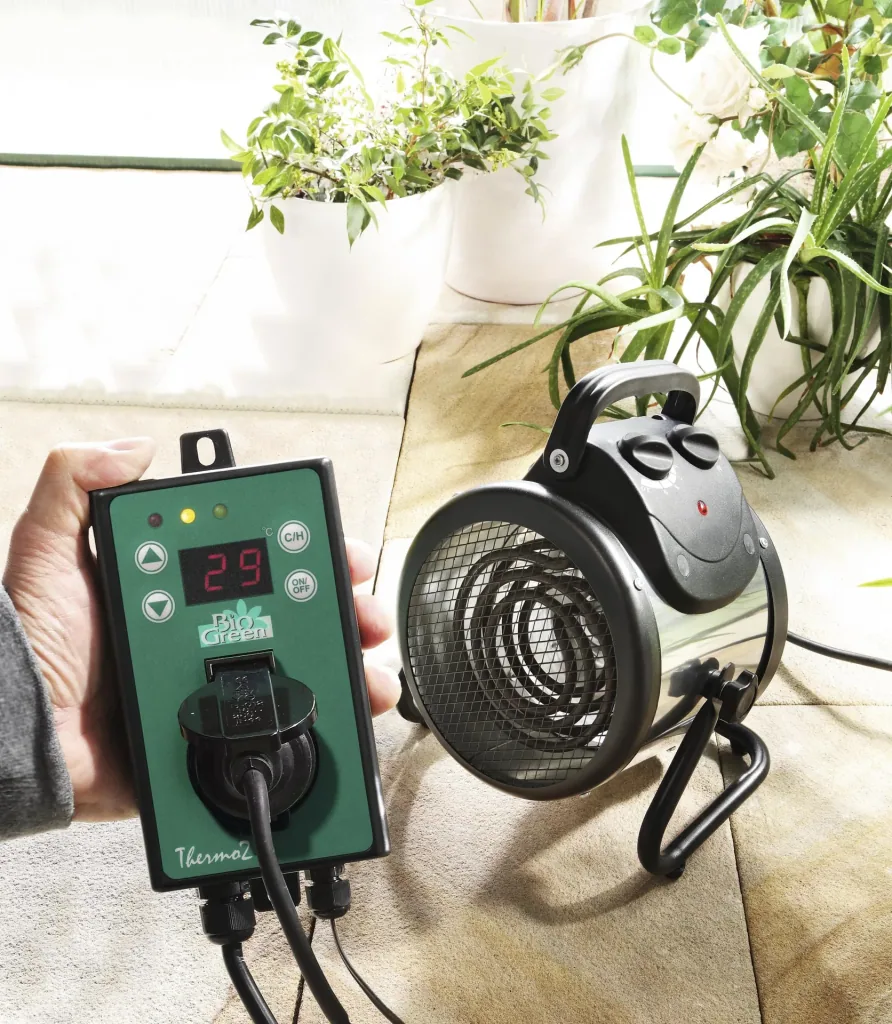Palma electric fan heater for greenhouses and damp rooms