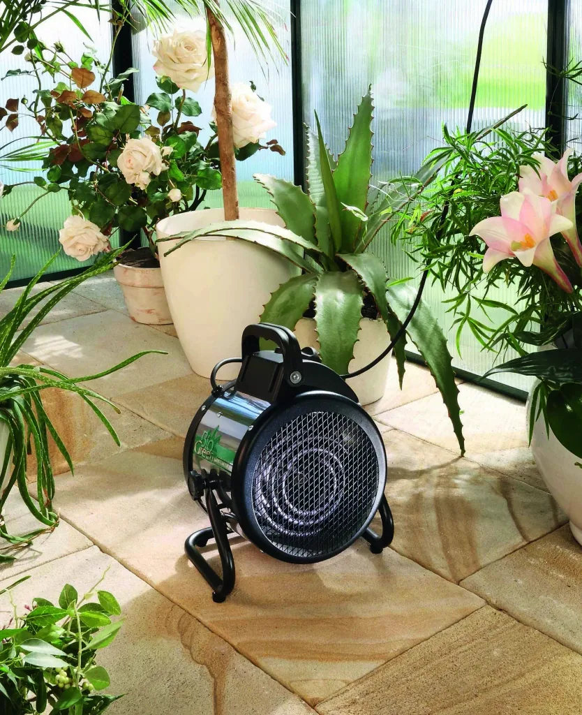Palma electric fan heater for greenhouses and damp rooms