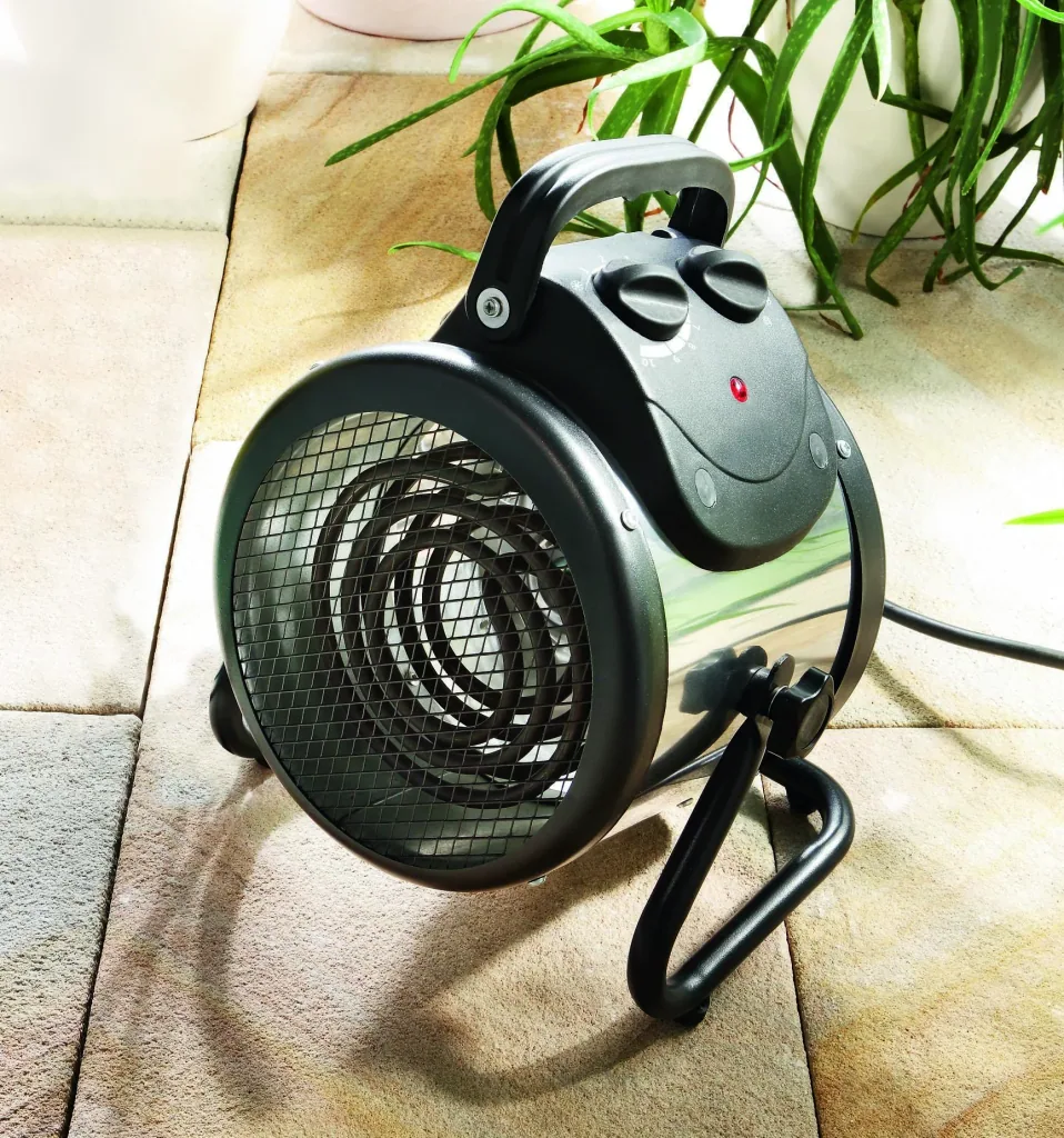 Palma electric fan heater for greenhouses and damp rooms