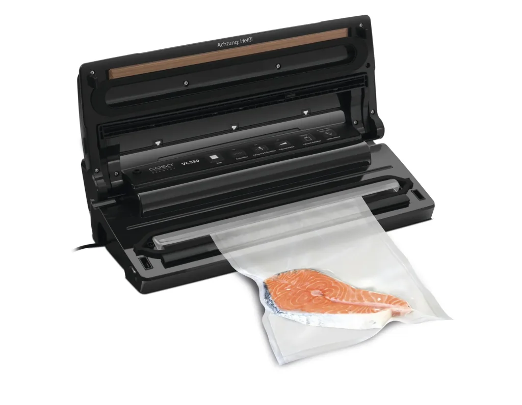 Vacuum sealer stainless steel VC 330 - With film box & film cutter