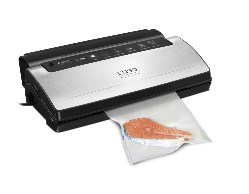 Vacuum sealer stainless steel VC 330 - With film box & film cutter