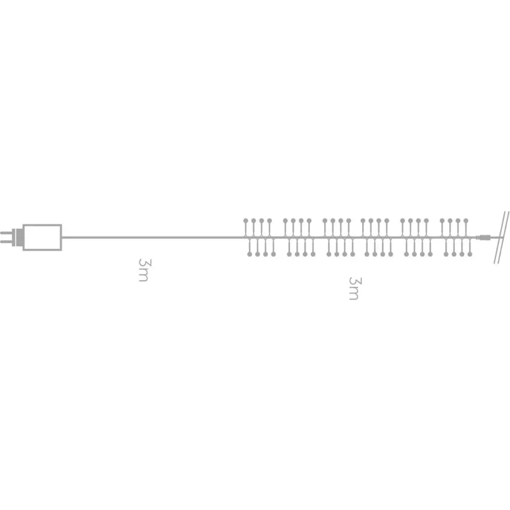 Vellight Christmas Lights - 3m - 176 LED Bulbs - Multicolored - Indoor and Outdoor
