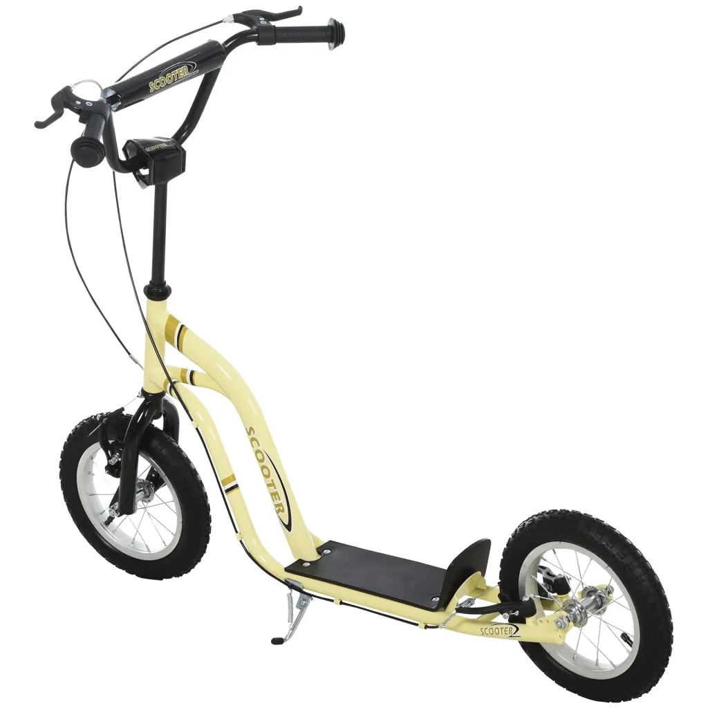 Scooter with handbrake