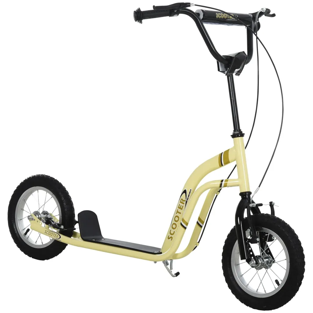Scooter with handbrake