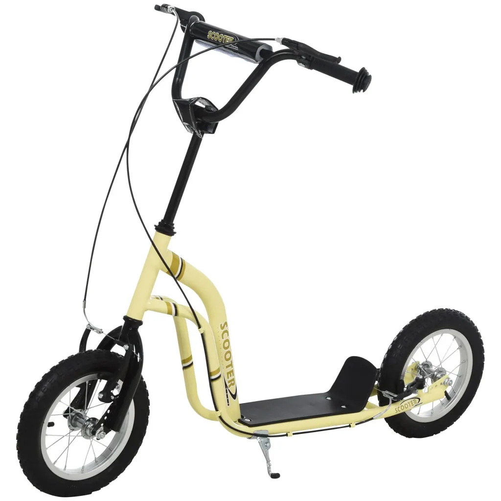 Scooter with handbrake