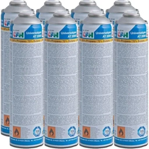 24x gas bottle for weed burners, gas burners and grill lighters