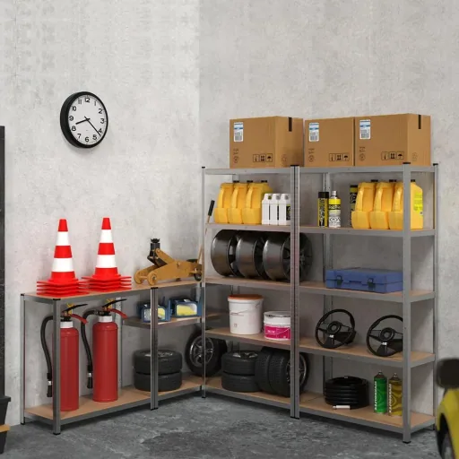 Metal storage rack / shelving unit with 5 shelves - 875kg capacity - (HxWxD) 180x90x40 cm - 175kg per shelf
