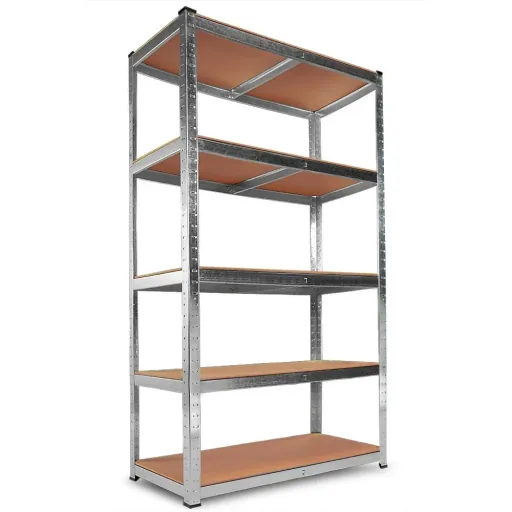 Metal storage rack / shelving unit with 5 shelves - 875kg capacity - (HxWxD) 180x90x40 cm - 175kg per shelf