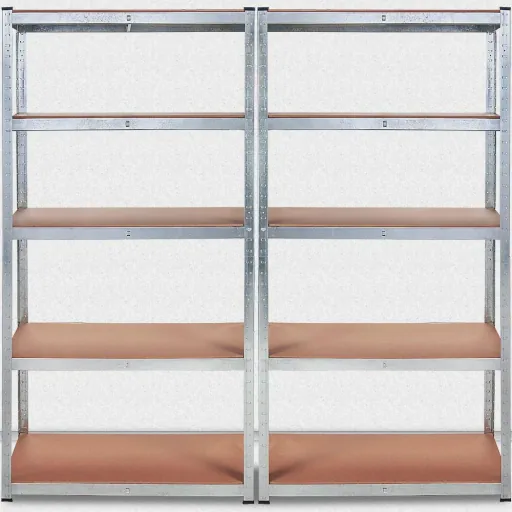 Metal storage rack / shelving unit with 5 shelves - 875kg capacity - (HxWxD) 180x90x40 cm - 175kg per shelf