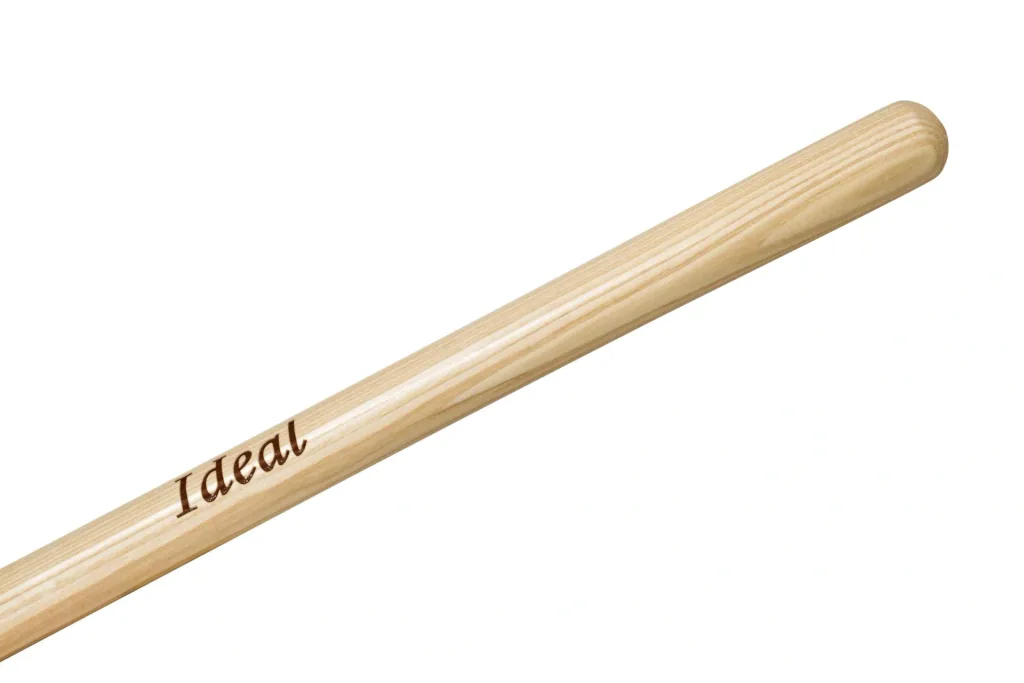 RUHR-BRILLANT, Frankfurt shovel, size 1, hardened, red powder-coated, long ash handle 130 cm