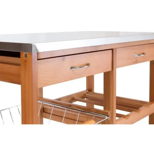Household goods kitchen trolley brown 66X36X76CM