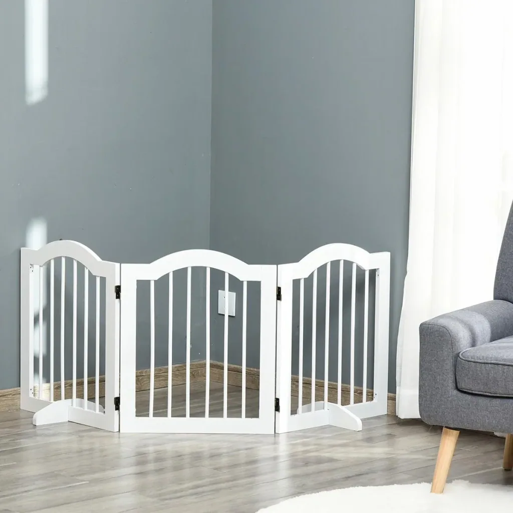 Whether for stairs, house entrances or as a room boundary - with this barrier your dog stays in his secure area
