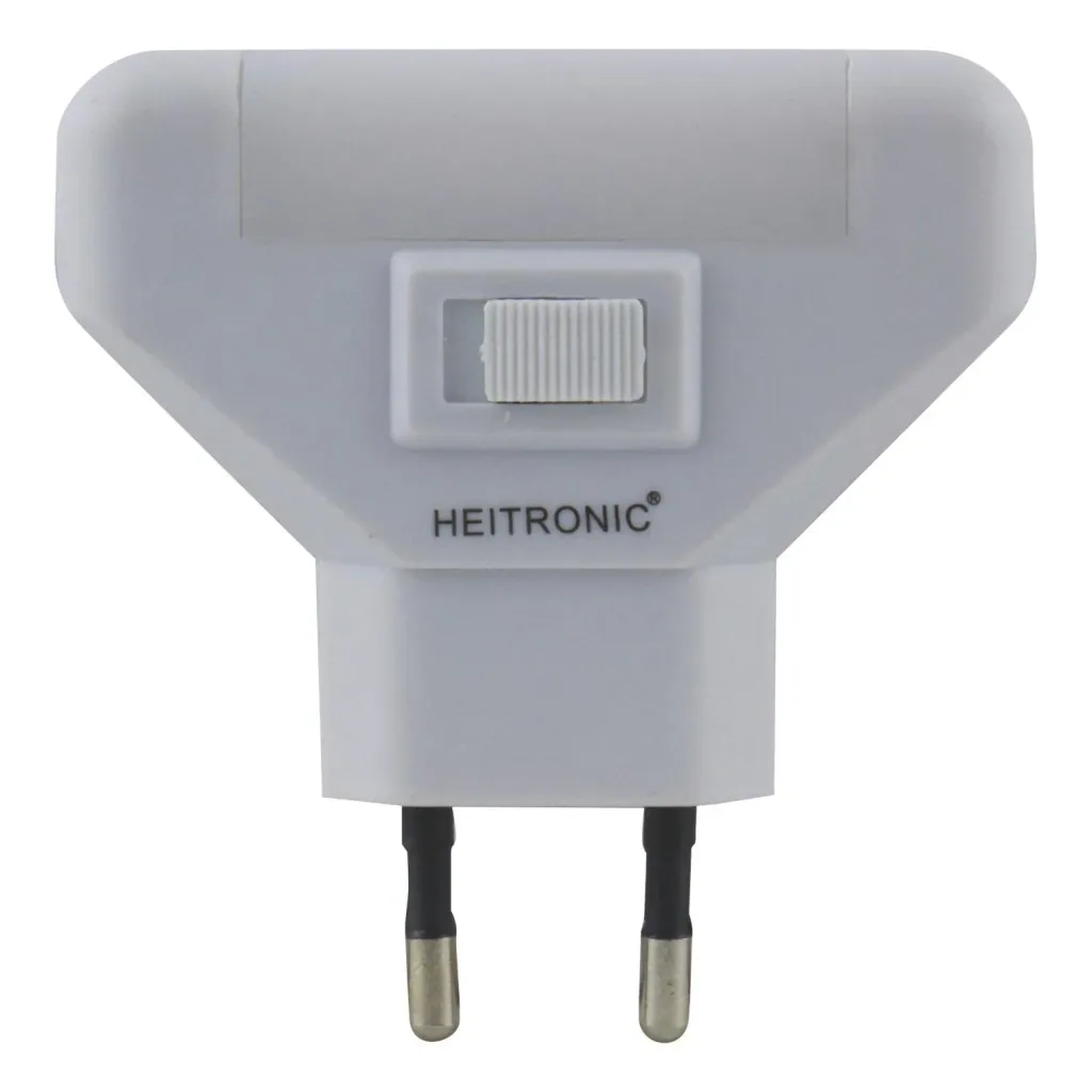 LED night light with switch and 5 LEDs, 1 watt