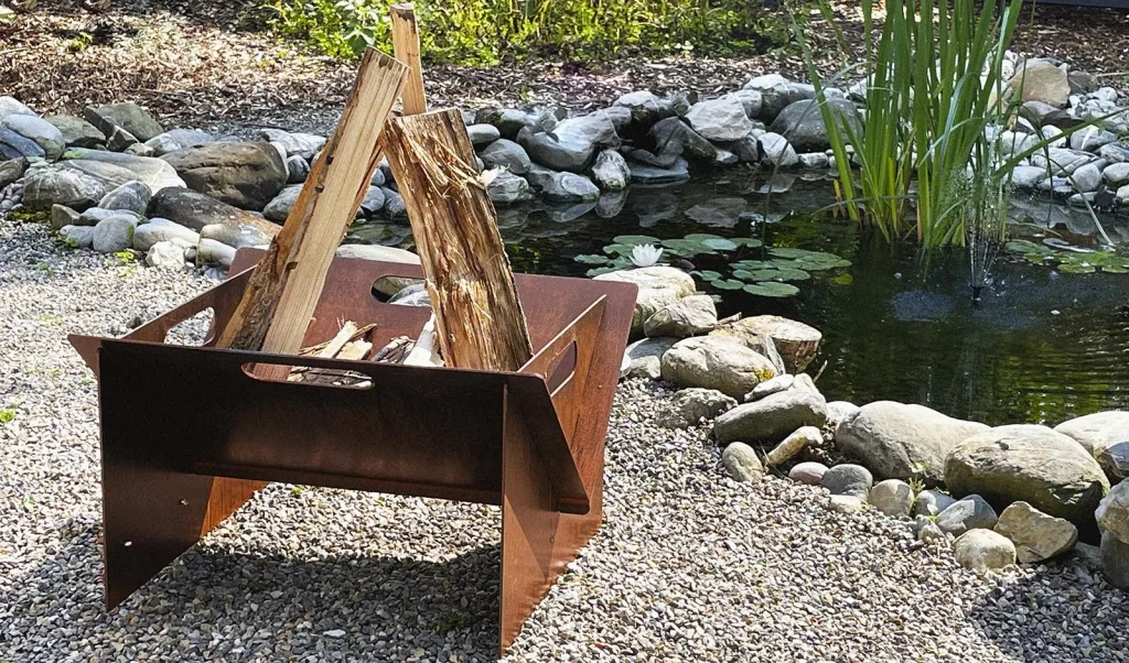 Fire bowl - Clarke made of steel